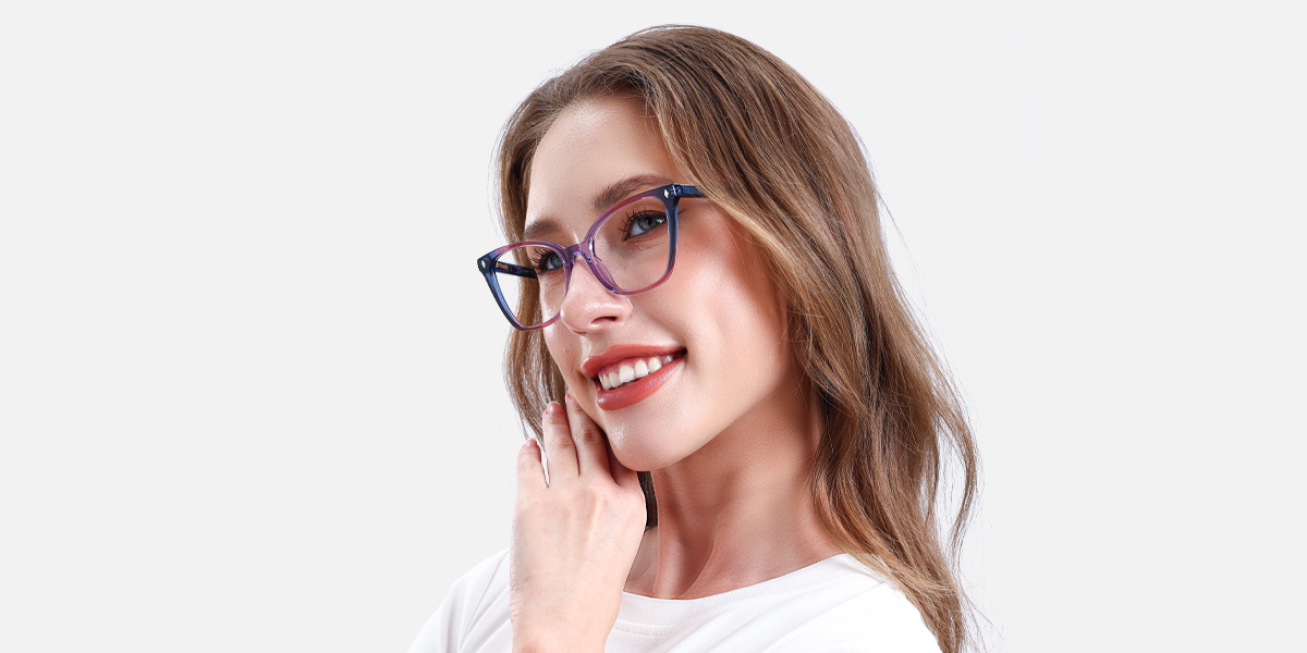 Women's full frame Acetate eyeglasses | Firmoo.com