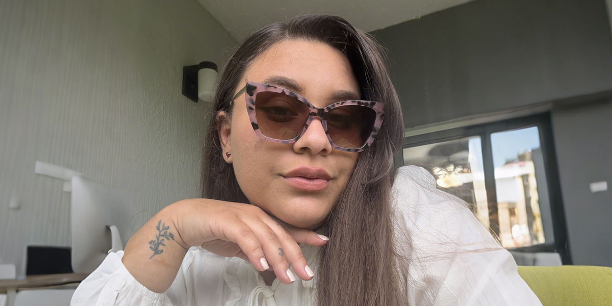 Women's full frame Acetate & Metal sunglasses | Firmoo.com