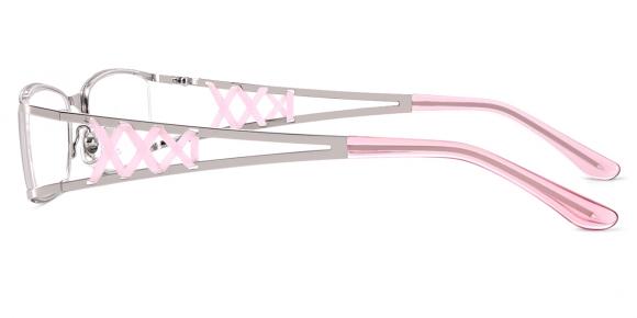 Women's semi-rimless Metal eyeglasses | Firmoo.com