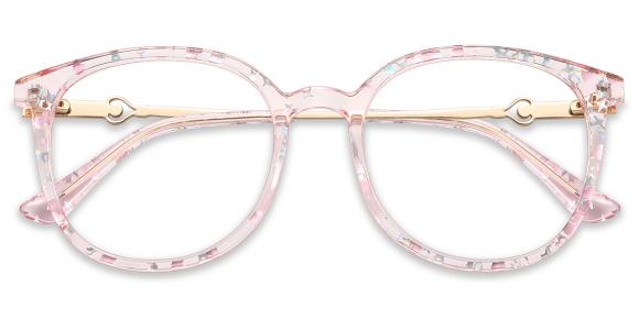 Women's full frame Acetate & Metal eyeglasses | Firmoo.com