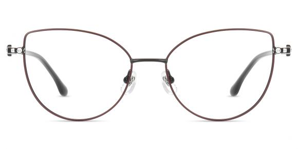 Women's full frame Metal & TR eyeglasses | Firmoo.com