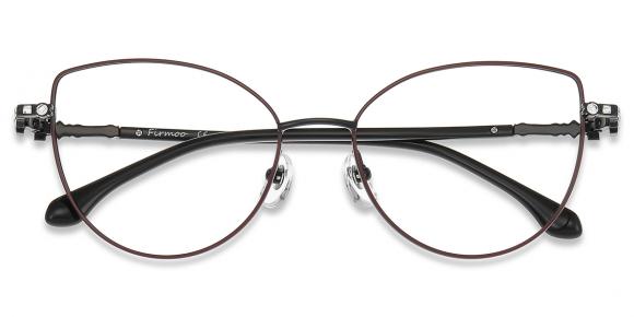 Women's full frame Metal & TR eyeglasses | Firmoo.com
