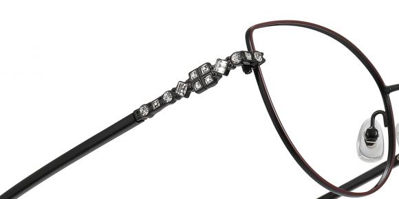 Women's full frame Metal & TR eyeglasses | Firmoo.com