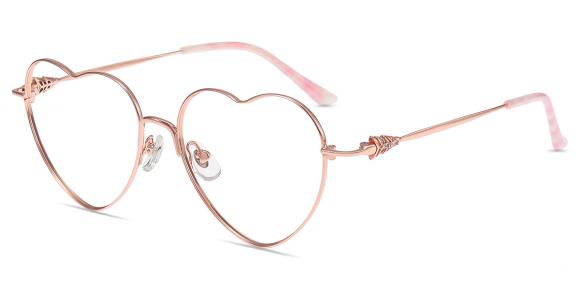 Women's full frame Metal eyeglasses | Firmoo.com