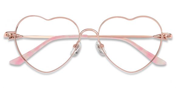 Women's full frame Metal eyeglasses | Firmoo.com