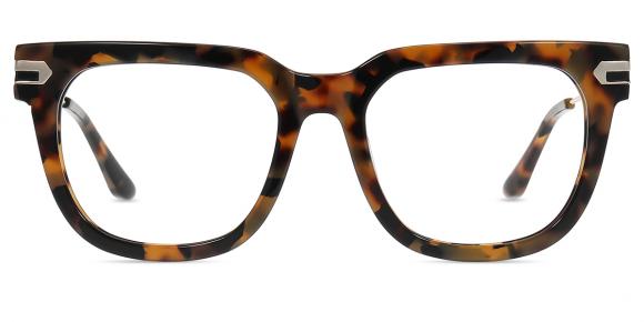 Unisex full frame Acetate & Metal eyeglasses | Firmoo.com