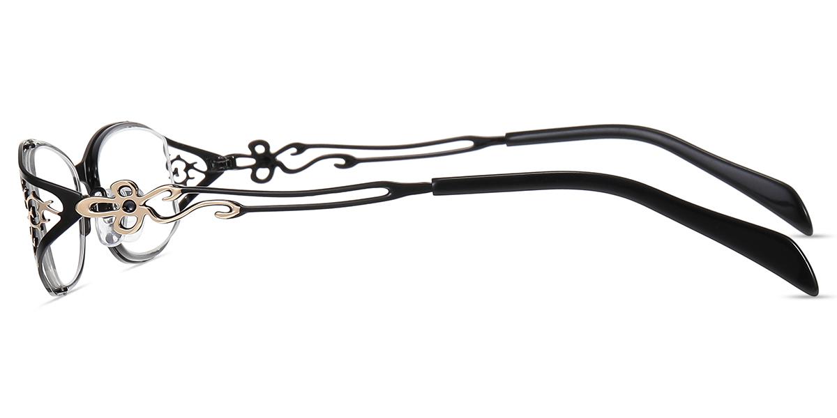 Women's semi-rimless Metal eyeglasses | Firmoo.com