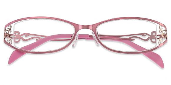 Women's semi-rimless Metal eyeglasses | Firmoo.com