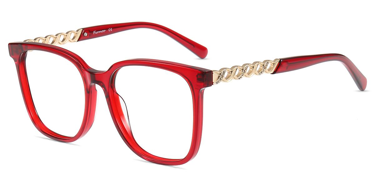 Women's full frame Acetate & Metal eyeglasses | Firmoo.com