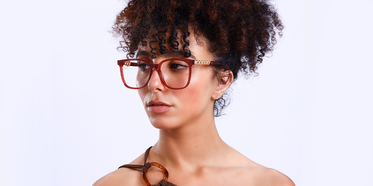 Women's full frame Acetate & Metal eyeglasses | Firmoo.com