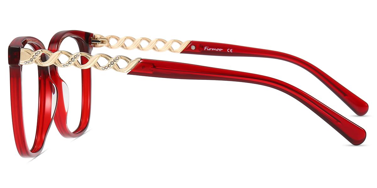 Women's full frame Acetate & Metal eyeglasses | Firmoo.com