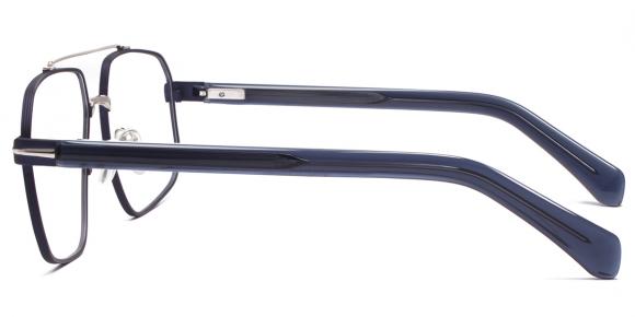 Unisex full frame Metal & Acetate eyeglasses | Firmoo.com
