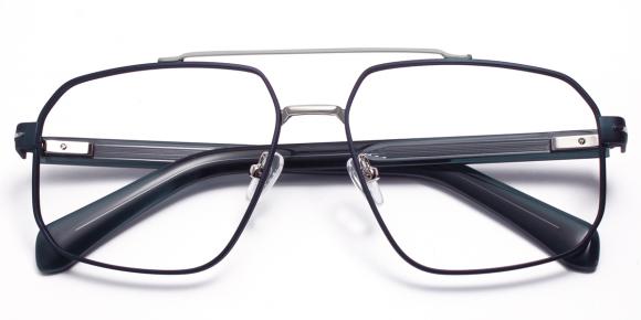 Unisex full frame Metal & Acetate eyeglasses | Firmoo.com