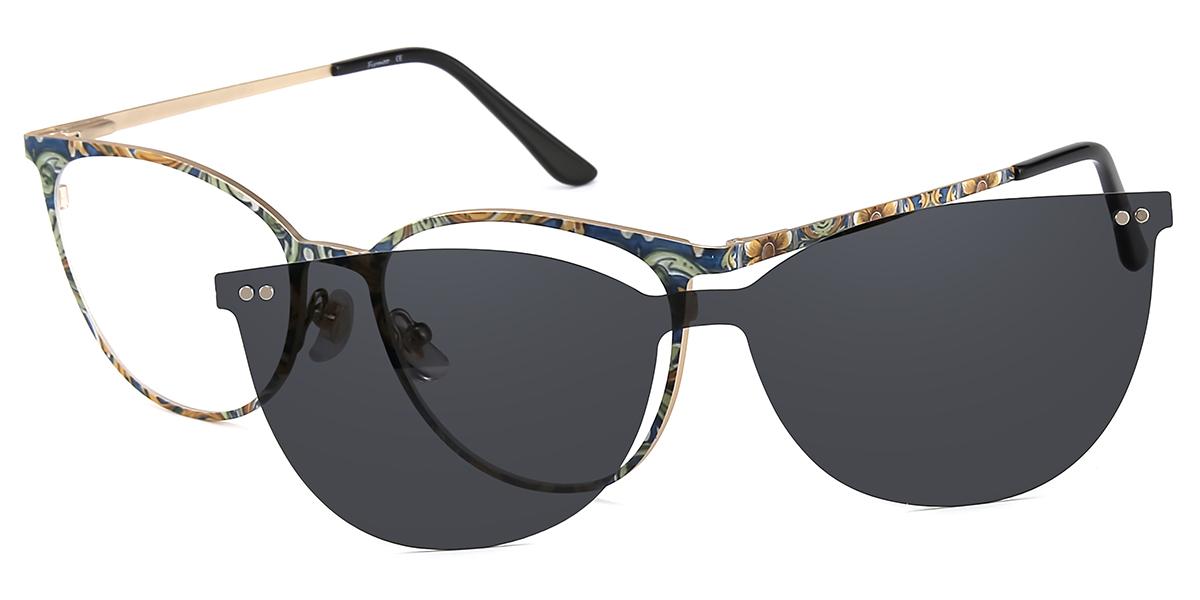 Women's full frame Metal eyeglasses | Firmoo.com