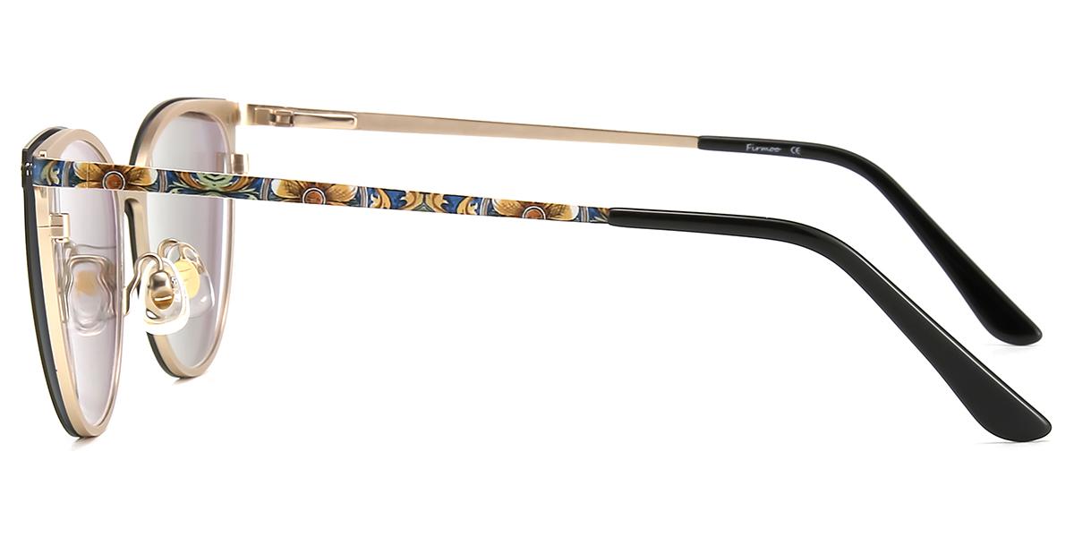 Women's full frame Metal eyeglasses | Firmoo.com