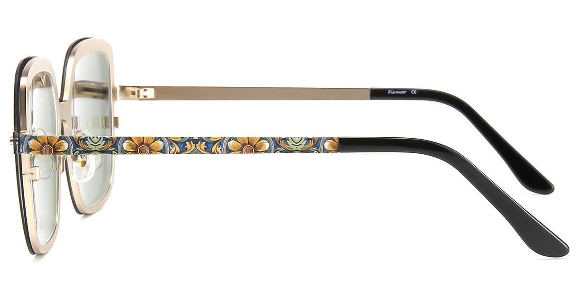 Women's full frame Metal eyeglasses | Firmoo.com