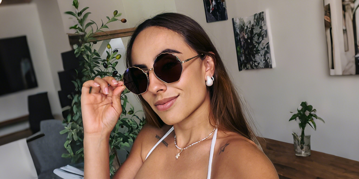 Women's full frame Metal sunglasses | Firmoo.com