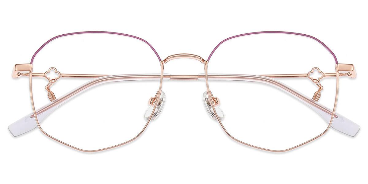 Women's full frame Metal eyeglasses | Firmoo.com