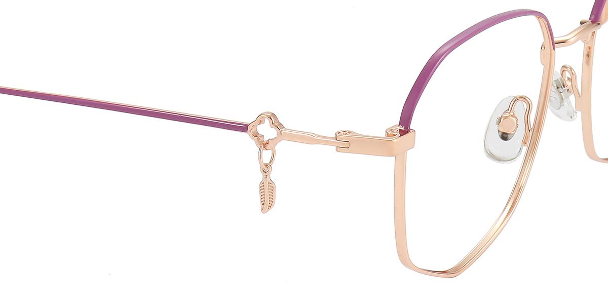 Women's full frame Metal eyeglasses | Firmoo.com