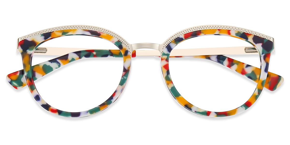 Women's full frame Acetate & Metal eyeglasses | Firmoo.com