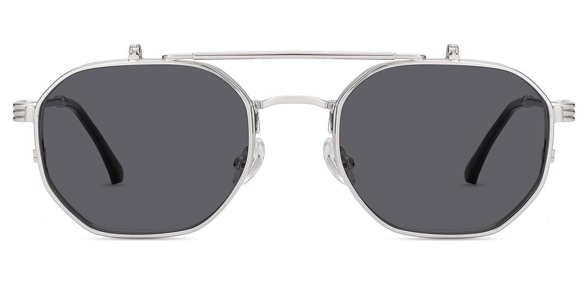 Unisex full frame Metal eyeglasses | Firmoo.com