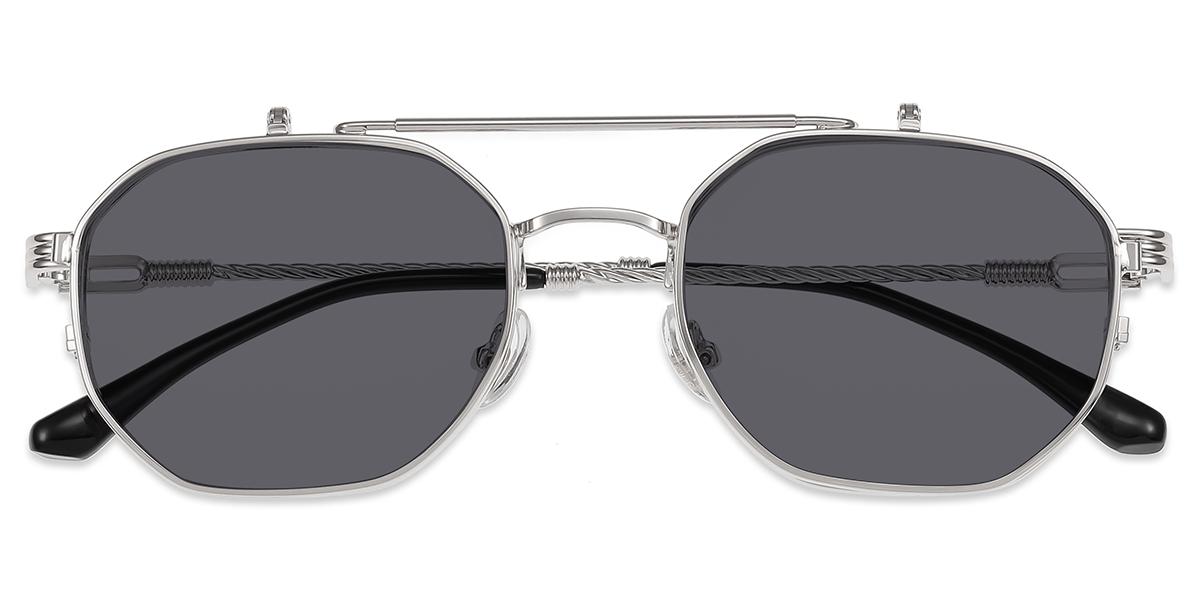 Unisex full frame Metal eyeglasses | Firmoo.com