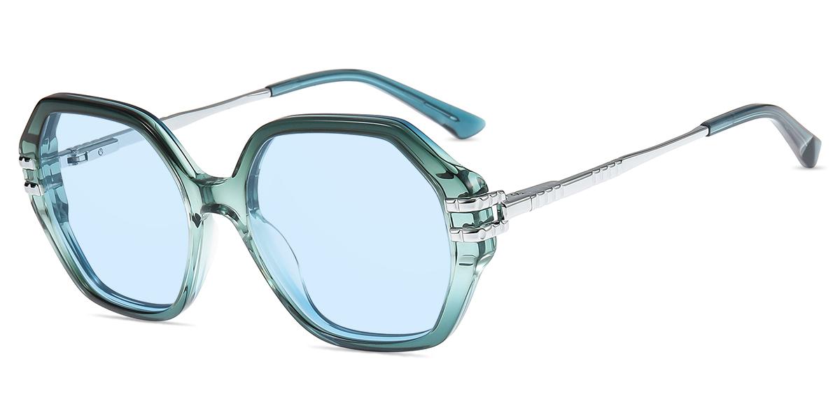 Unisex full frame Acetate & Metal sunglasses | Firmoo.com