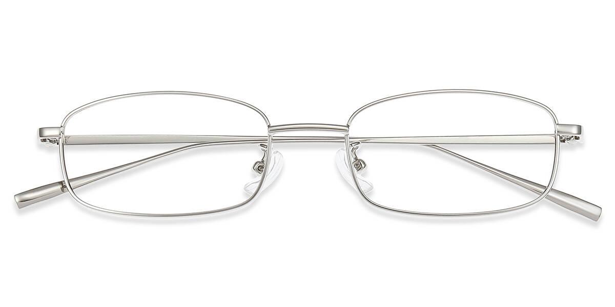 Unisex full frame Metal eyeglasses | Firmoo.com