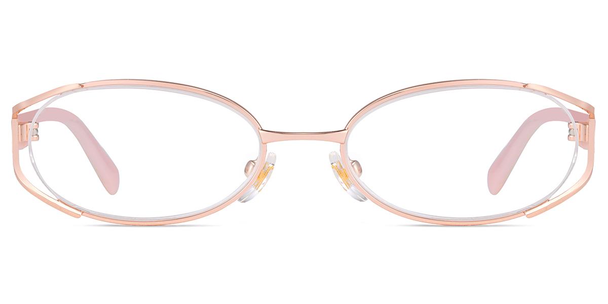 Women's semi-rimless Metal eyeglasses | Firmoo.com