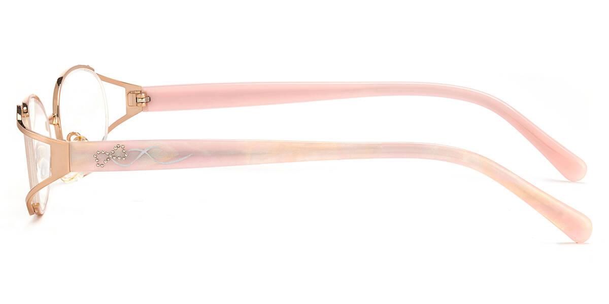 Women's semi-rimless Metal eyeglasses | Firmoo.com