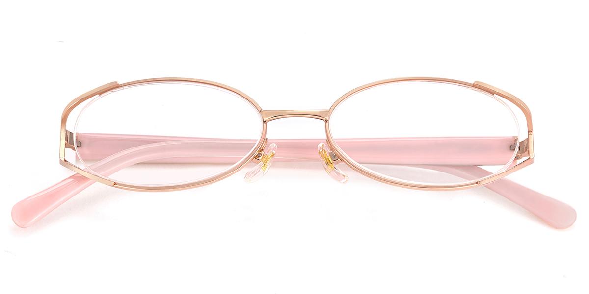 Women's semi-rimless Metal eyeglasses | Firmoo.com
