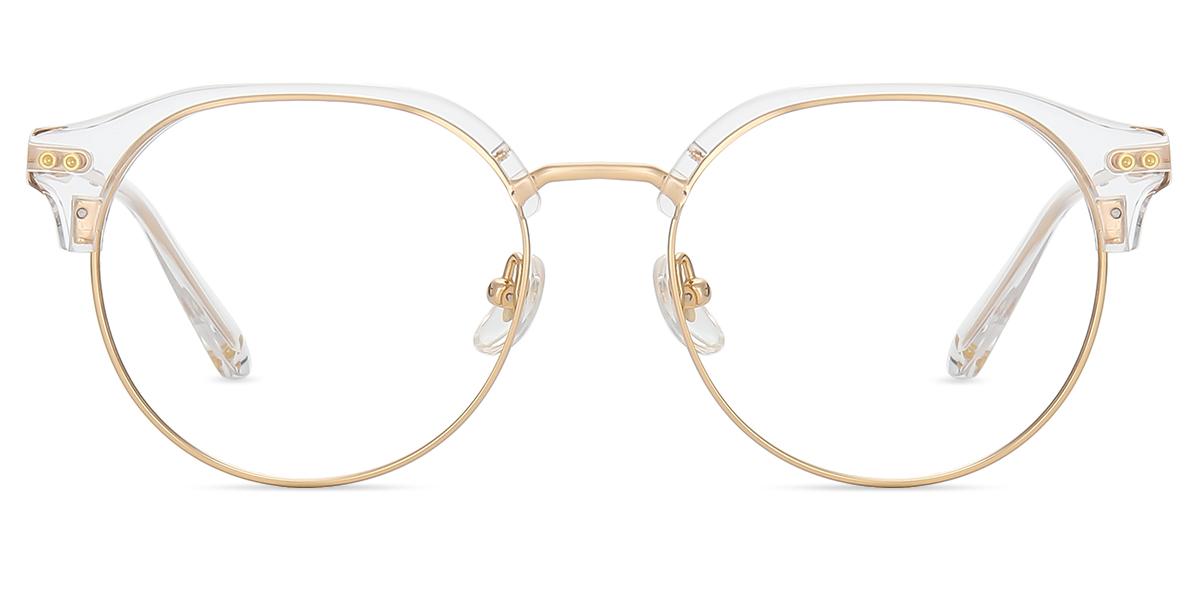 Women's full frame Metal & Acetate eyeglasses | Firmoo.com