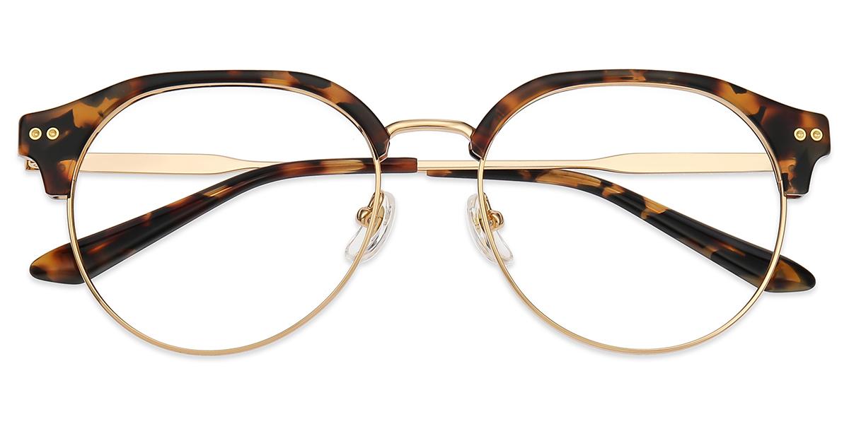 Women's full frame Metal & Acetate eyeglasses | Firmoo.com