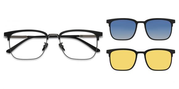 Unisex full frame Metal & TR eyeglasses | Firmoo.com