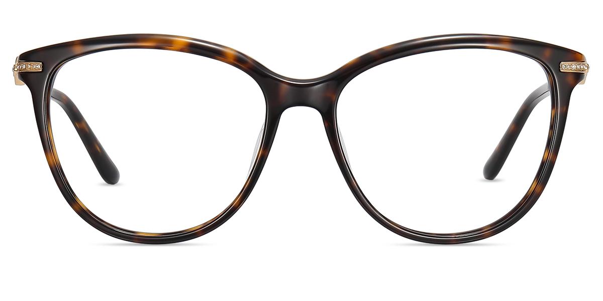 Women's full frame Acetate & Metal eyeglasses | Firmoo.com