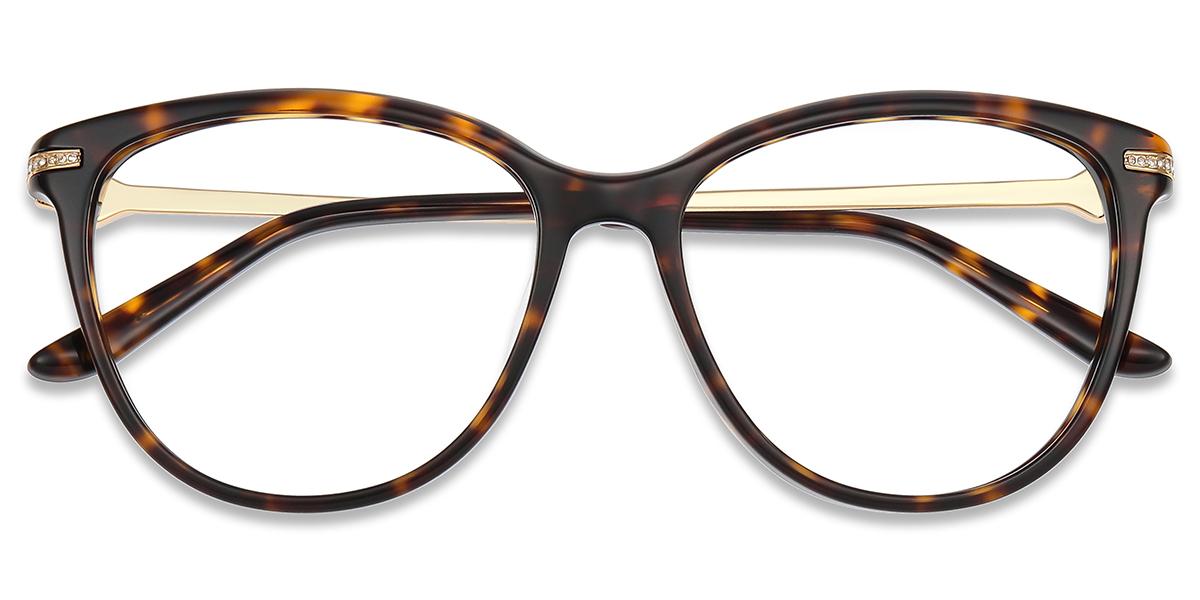 Women's full frame Acetate & Metal eyeglasses | Firmoo.com