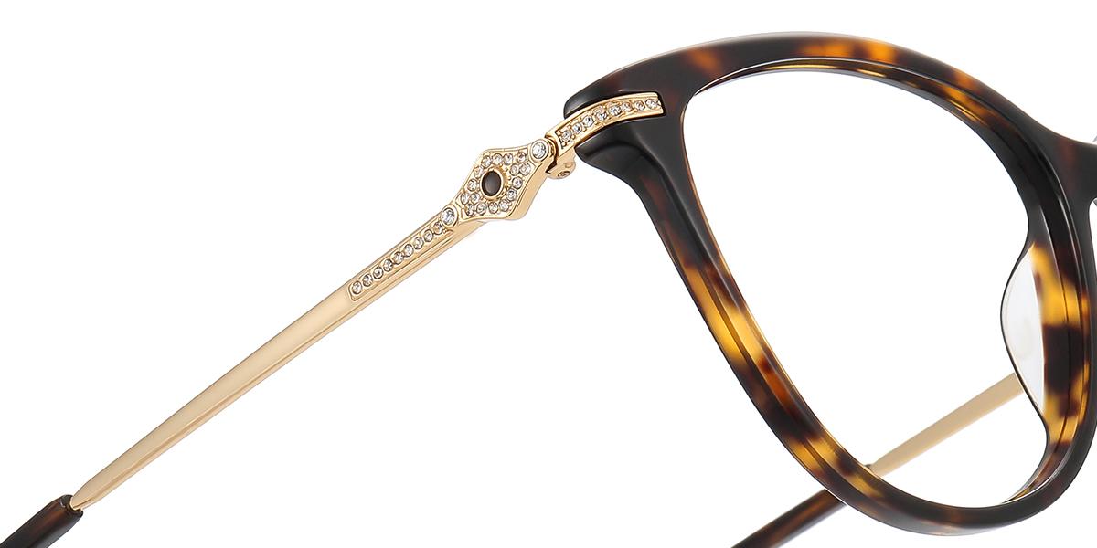 Women's full frame Acetate & Metal eyeglasses | Firmoo.com