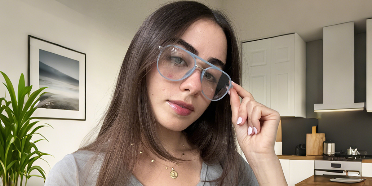 Women's full frame TR & Metal eyeglasses | Firmoo.com