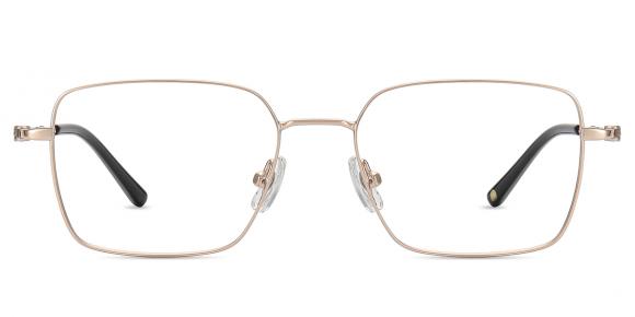 Unisex full frame Metal eyeglasses | Firmoo.com