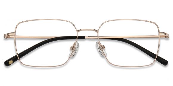 Unisex full frame Metal eyeglasses | Firmoo.com