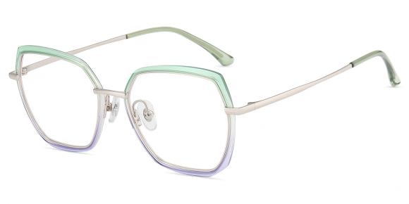 Women's full frame TR & Metal eyeglasses | Firmoo.com