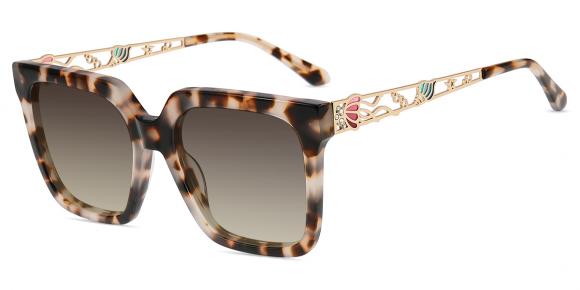 Women's full frame Acetate & Metal sunglasses | Firmoo.com
