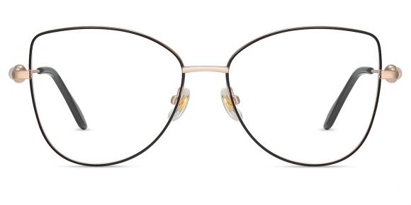 Women's full frame Metal eyeglasses | Firmoo.com