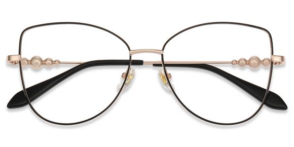 Women's full frame Metal eyeglasses | Firmoo.com