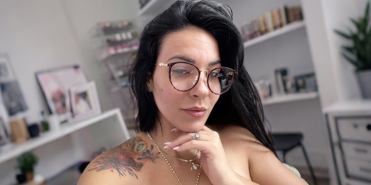 Women's full frame TR & Metal eyeglasses | Firmoo.com