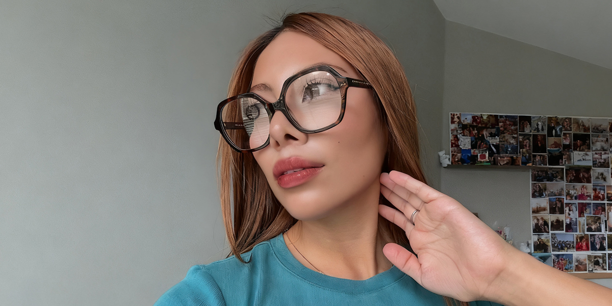 Women's full frame Acetate eyeglasses | Firmoo.com