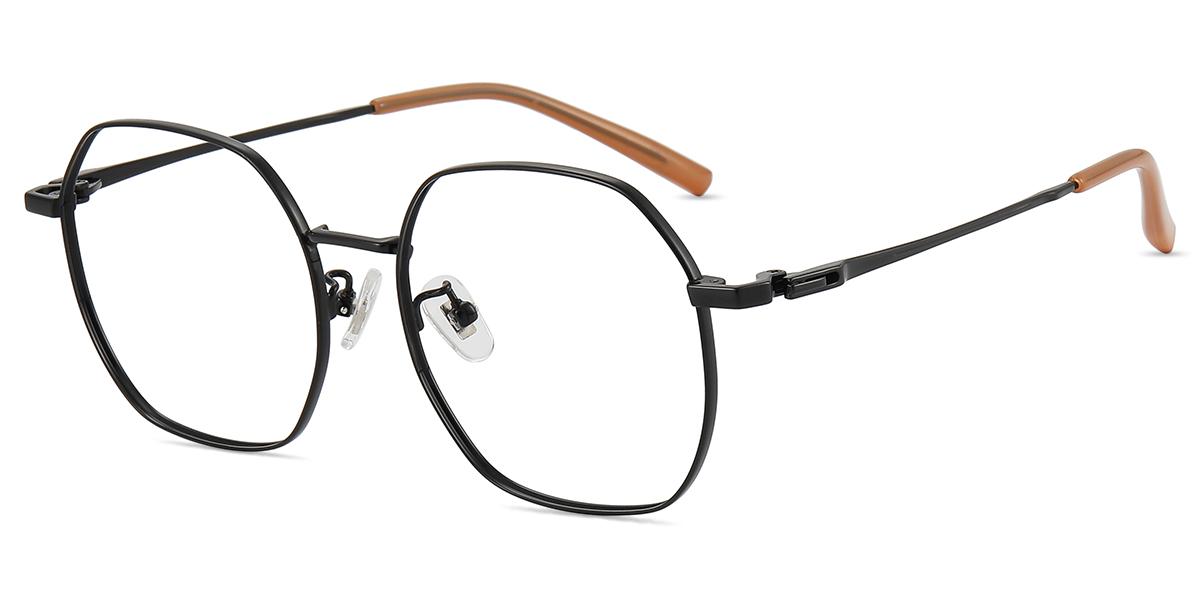 Unisex full frame Metal eyeglasses | Firmoo.com