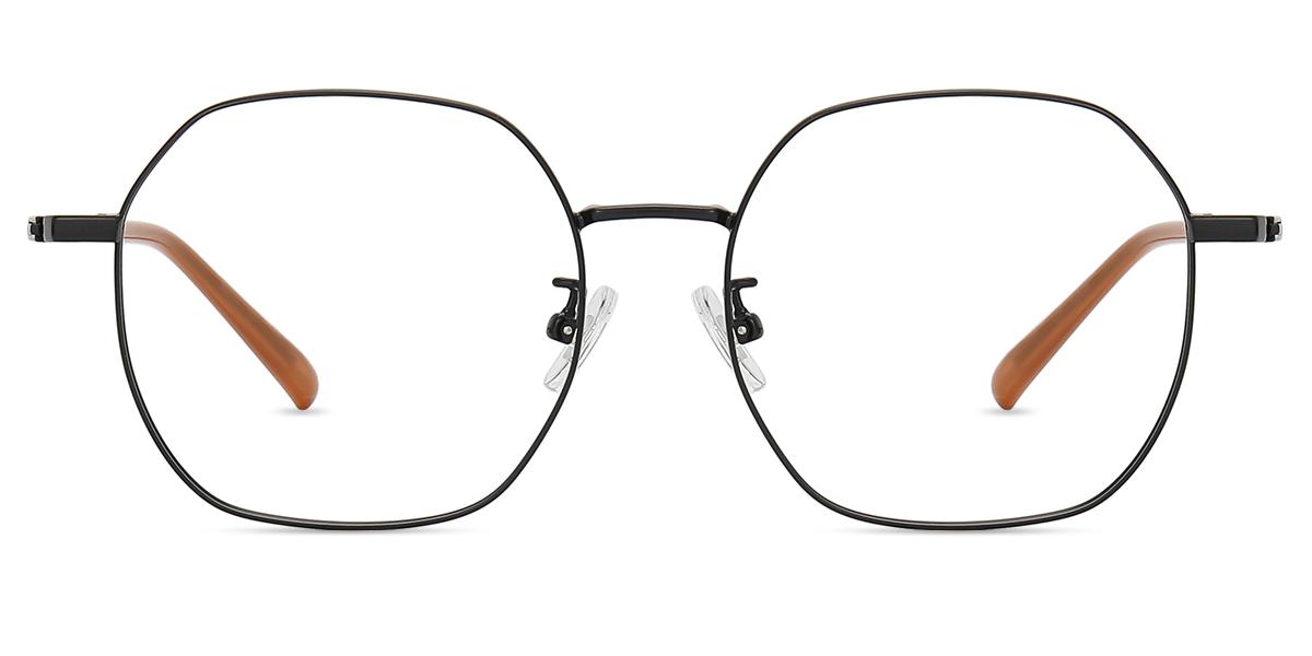 Unisex full frame Metal eyeglasses | Firmoo.com