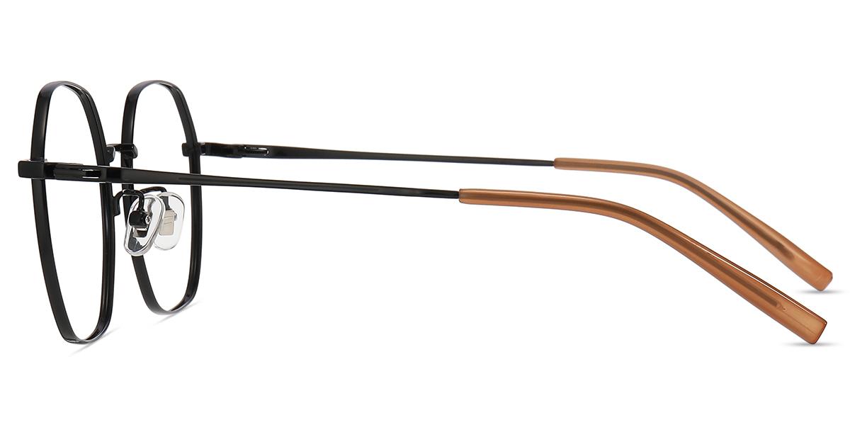 Unisex full frame Metal eyeglasses | Firmoo.com