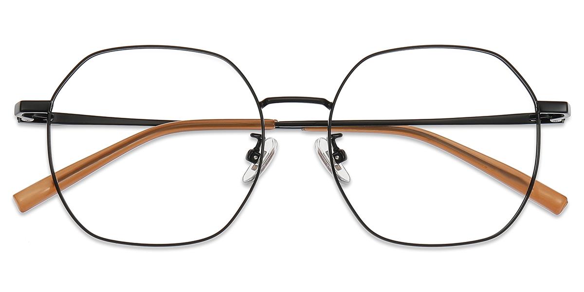 Unisex full frame Metal eyeglasses | Firmoo.com